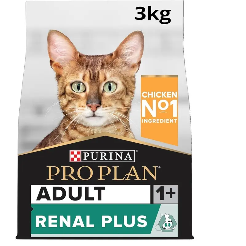 Pro Plan Pro Plan Adult 1+ Renal Plus Rich In Chicken Dry Cat Food 3Kg