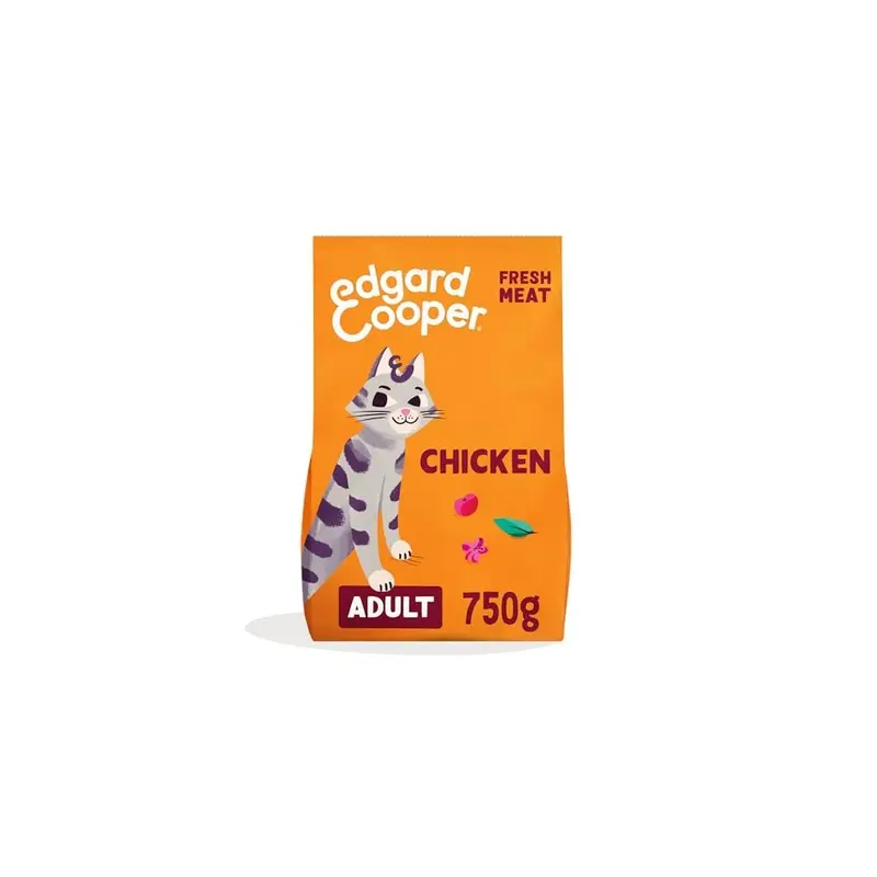 Edgard Cooper Grain Free Cat Food, Chicken 750G