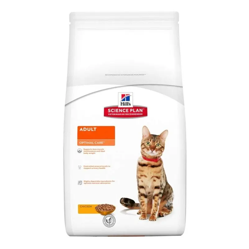 Hills Cat Food Adult Chicken Dry Mix 10 Kg 10Kg