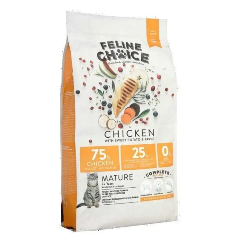 Canine Choice Complete Mature Dry Cat Food Chicken - Grain 6Kg