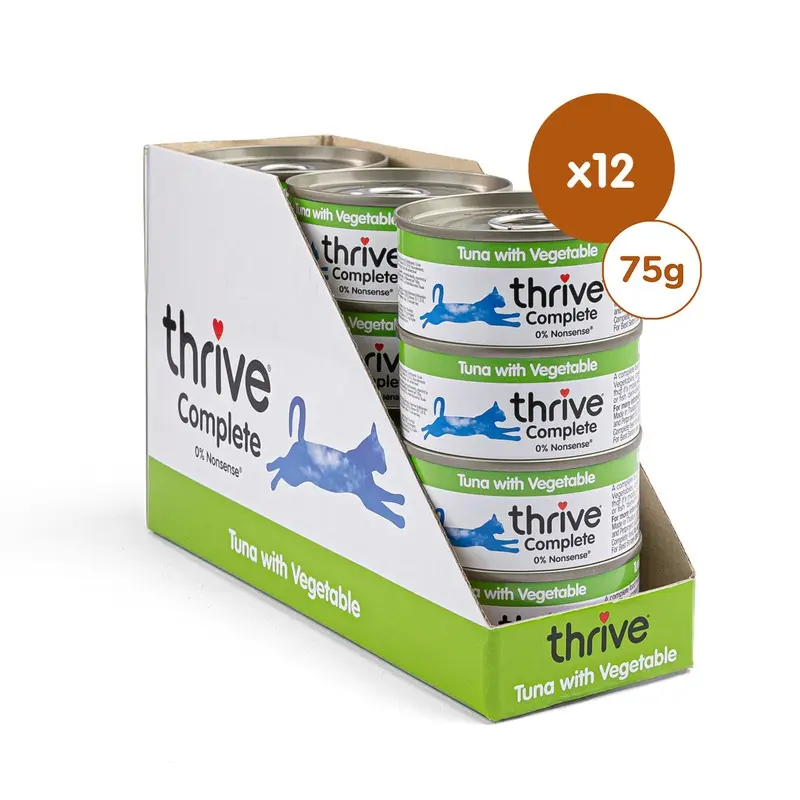 Thrive Tuna With Vegetable Complete Wet Cat Food Size 12