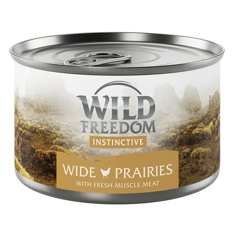 Wild Freedom Instinctive Supplementary Food 6 X 140G - Wide Prairies - Chicken