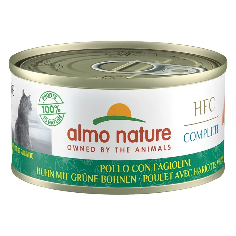 Almo Nature Hfc Complete 6 X 70G - Chicken With Green Beans
