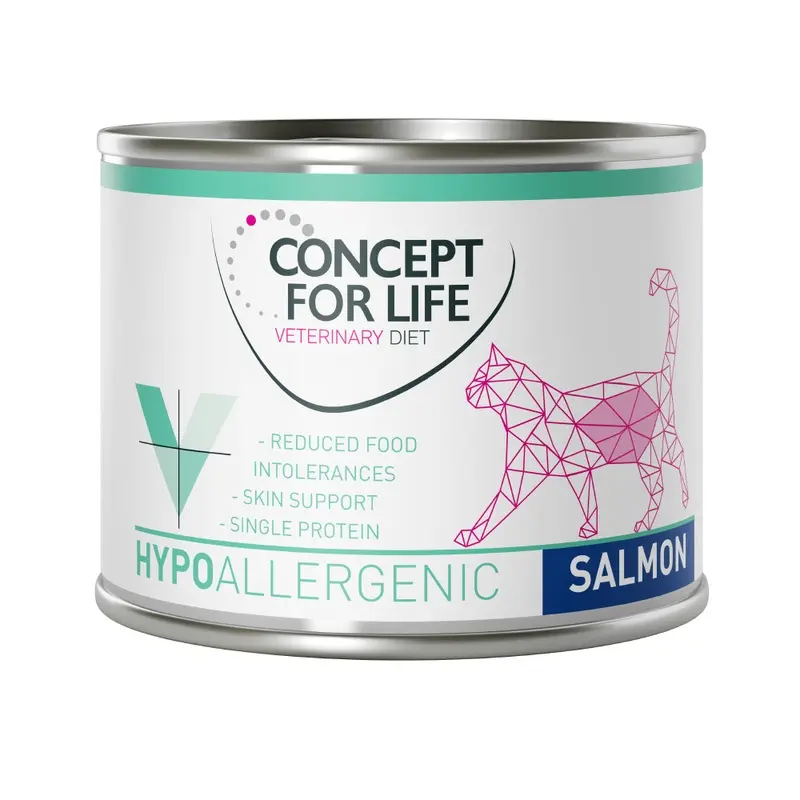 Concept For Life Vet Concept For Life Veterinary Diet Hypoallergenic - Salmon - 6 X 185G