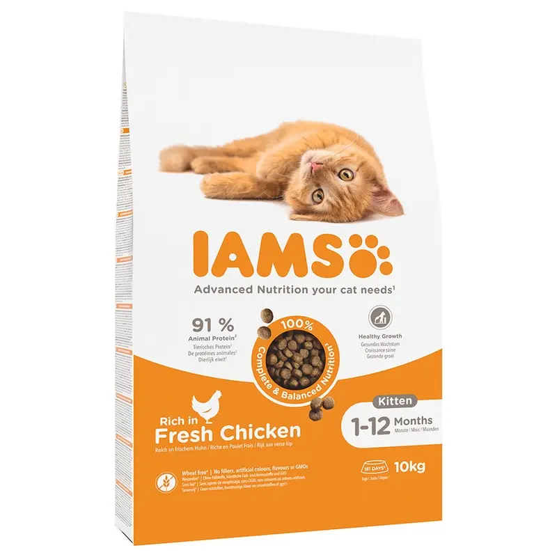 Iams Advanced Nutrition Kitten With Fresh Chicken - 10Kg