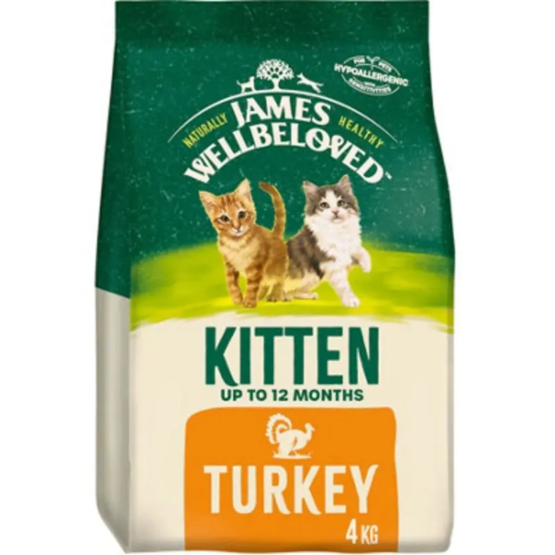 James Wellbeloved Kitten Turkey & Rice 4Kg
