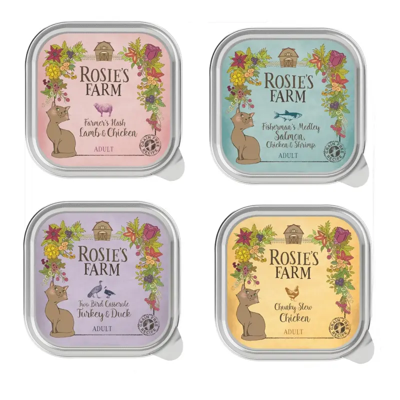Rosies Farm Adult Mixed Trial Packs - Trays - 16 X 100G