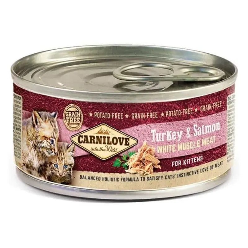 Carnilove Salmon Cat Turkey & For Kitten | : 100G