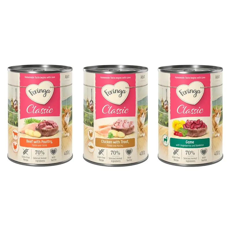 Feringa Classic Meat Trial Pack 6 X 400G - Classic Mix 3 (3 Varieties)