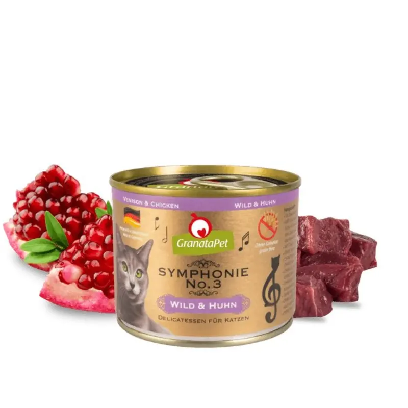 Granatapet Salmon Cat Symphonie No. Venison & Chicken | : 6*200G Size 3