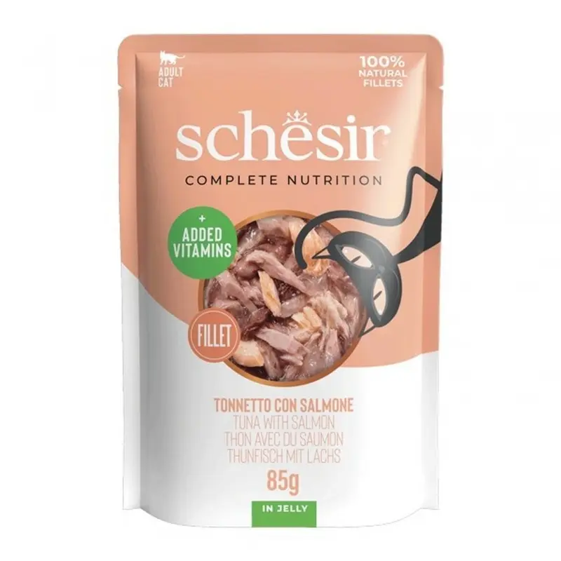Schesir Salmon Complete Nutrition Tuna With In Jelly | : 12X85g Size 2
