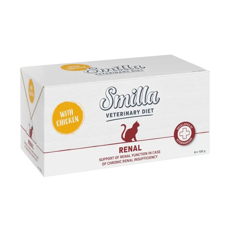 Smilla Veterinary Diet Renal - With Chicken: 8 X 100G