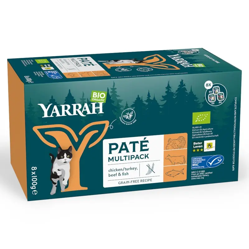 Yarrah Organic Pt Mixed Pack - 8 X 100G