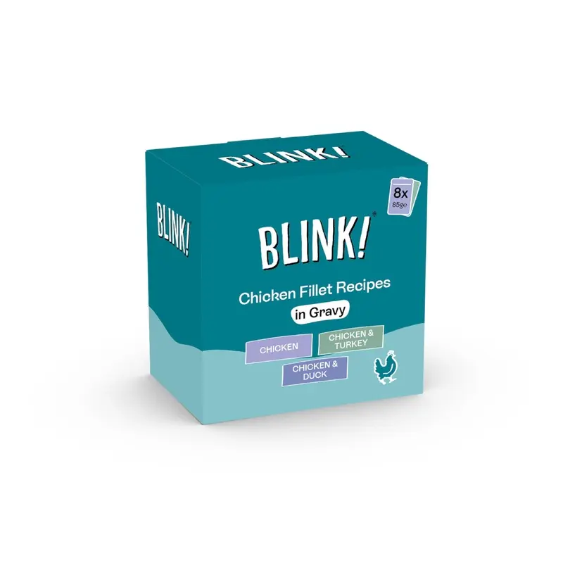 Blink! Chicken Fillets in Gravy 8 x 85 g