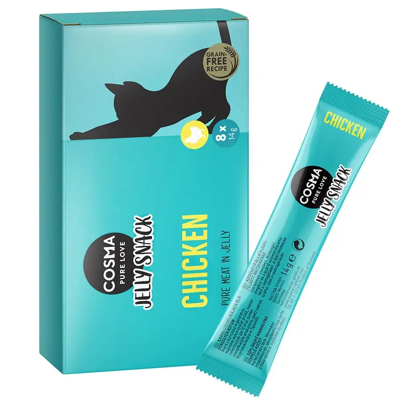 Cosma Jelly Snacks - Chicken Breast (8 X 14G)
