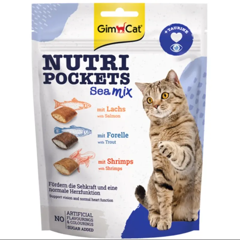 Gimcat Nutri Pockets - Sea Mix (150G)