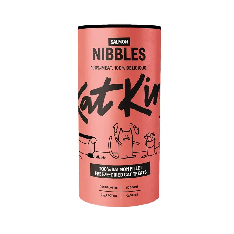 Katkin Salmon Nibbles Cat Treats 50G - Salmon