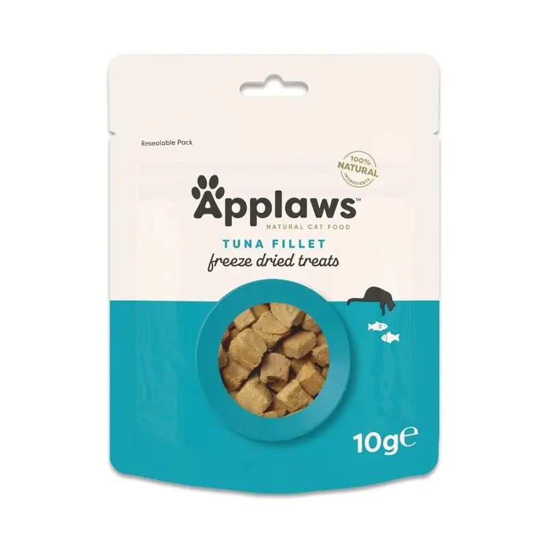 Applaws Natural Tuna Fillet Freeze Dried Cat Treat - Grain 10G