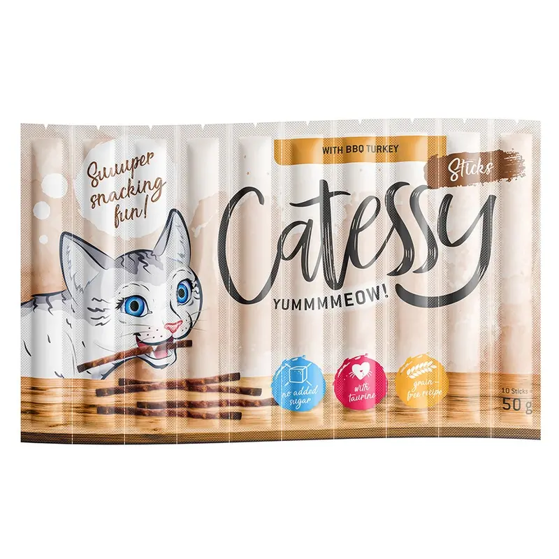 Catessy Sticks 10 X 5G - With Bbq Turkey