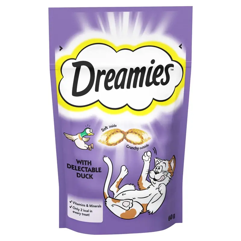 Dreamies Cat Treats 60G - With Duck