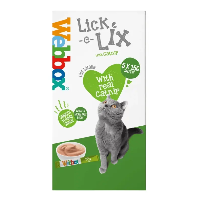 Webbox Lick-E-Lix With Catnip 5Pcs Size 5