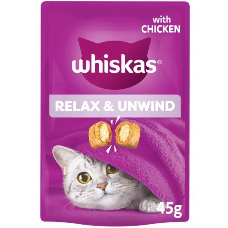 Whiskas Relax And Unwind Cat Treats - 45G