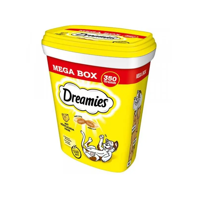 Dreamies Cat Treats Cheese - Mega Tub 350G