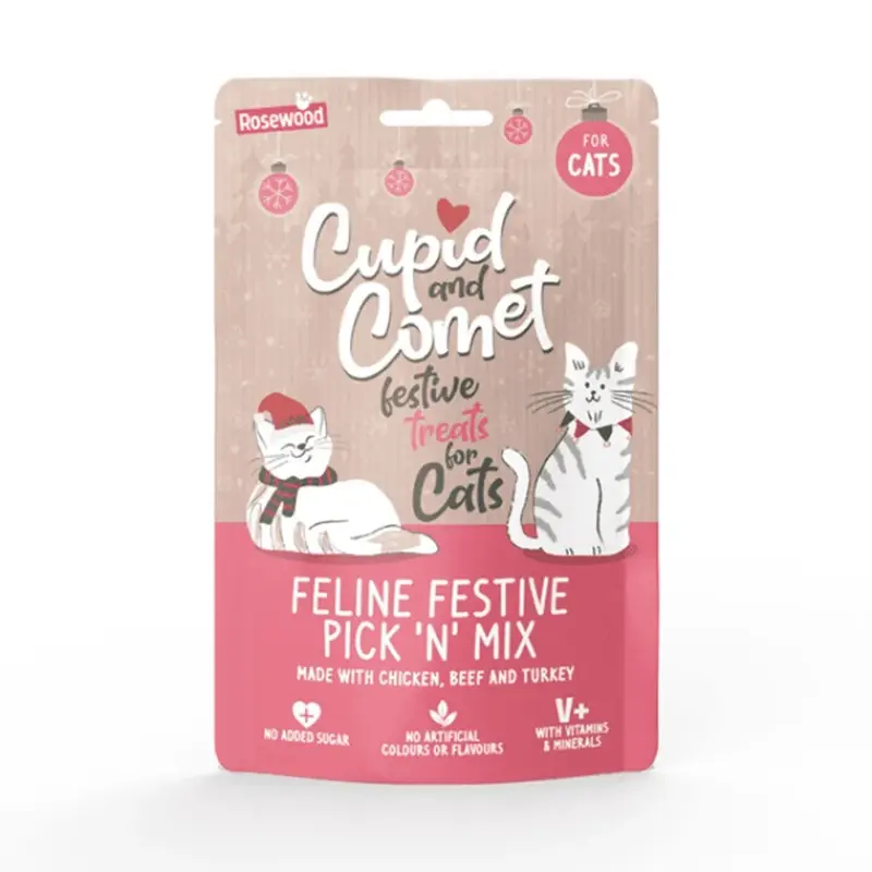 Rosewood Unisex Clear Feline Festive Pick N Mix
