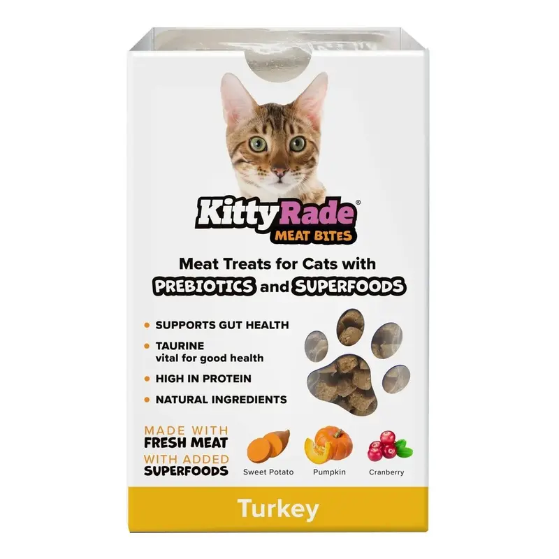 Doggyrade Kittyrade Meat Snacks With Prebiotics And Superfoods Turkey - Grain 100G
