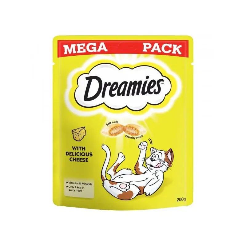 Dreamies Cat Treats Cheese - Mega Pack 200G