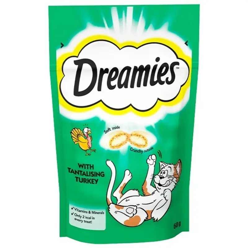 Dreamies Cat Treats Turkey - 60G