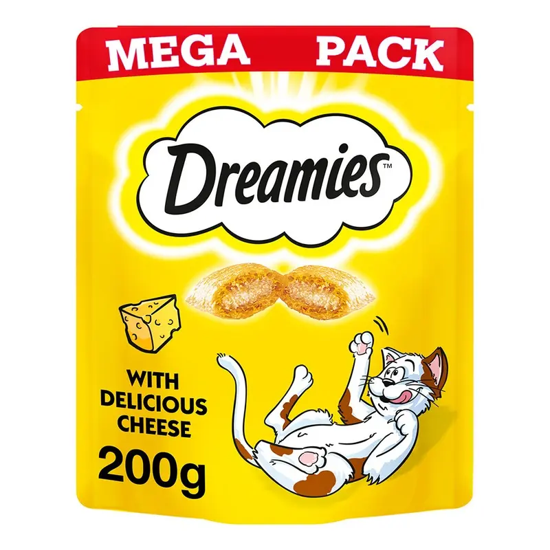 Dreamies Cat Treats With Cheese Mega Pack (200G) (Pack Of 4) 200G