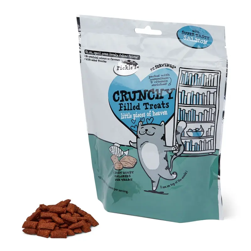Pickles Crunchy Filled Cat Treat With Super Tasty Salmon 200G
