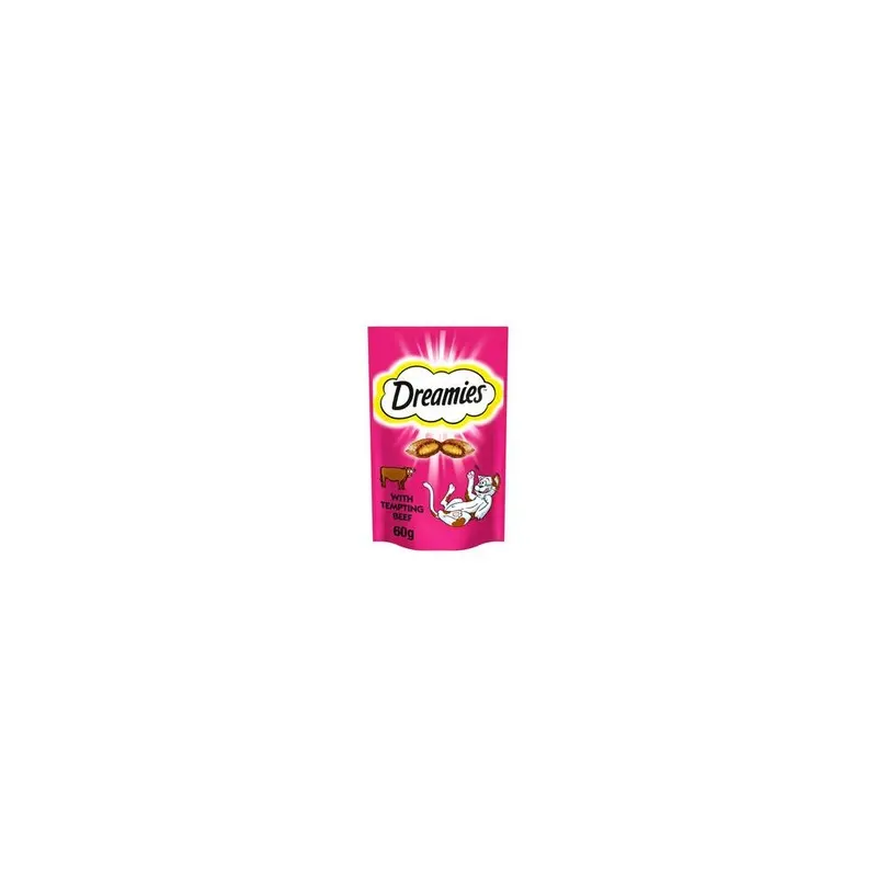 Dreamies Cat Treats With Tempting Beef (60G) 60G