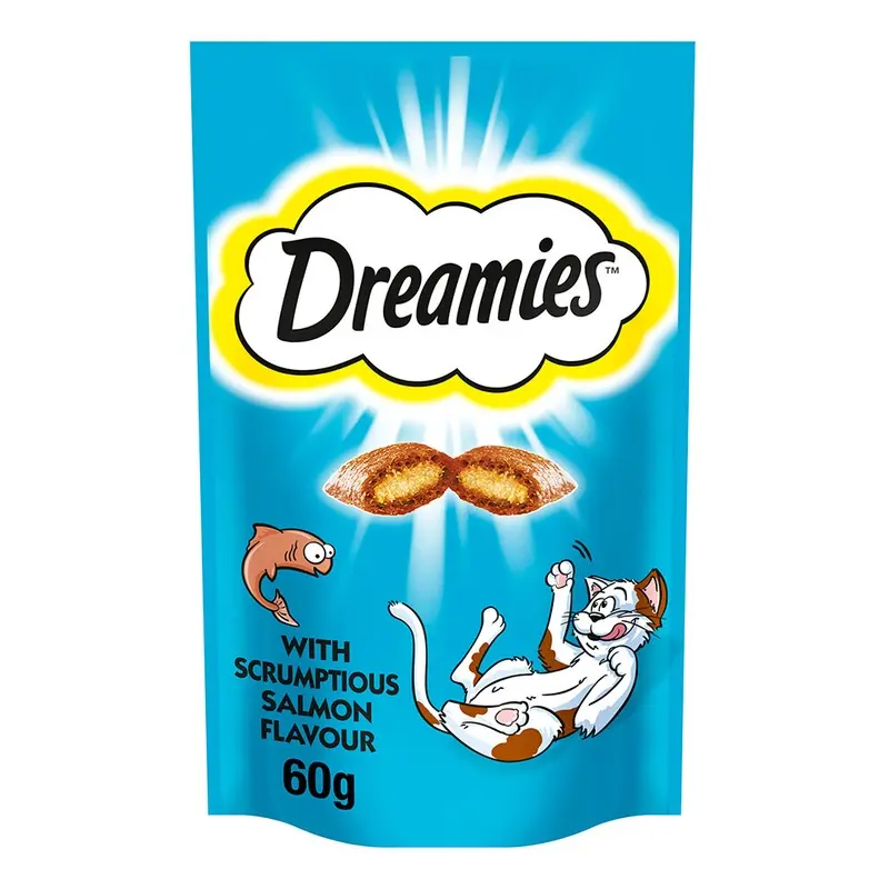 Dreamies Salmon Cat Treats With 60G
