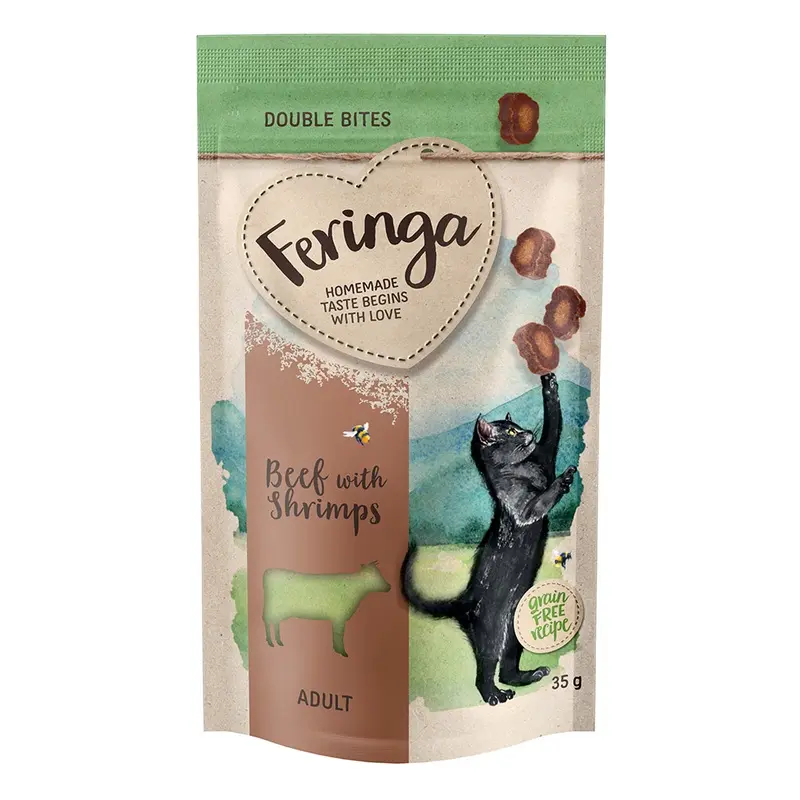 Feringa Double Bites Beef With Shrimps - 35G