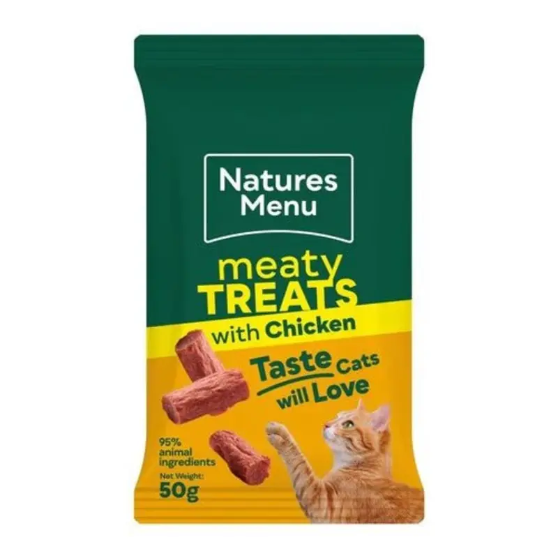 Natures Menu Cat Meaty Treats With Chicken 50G
