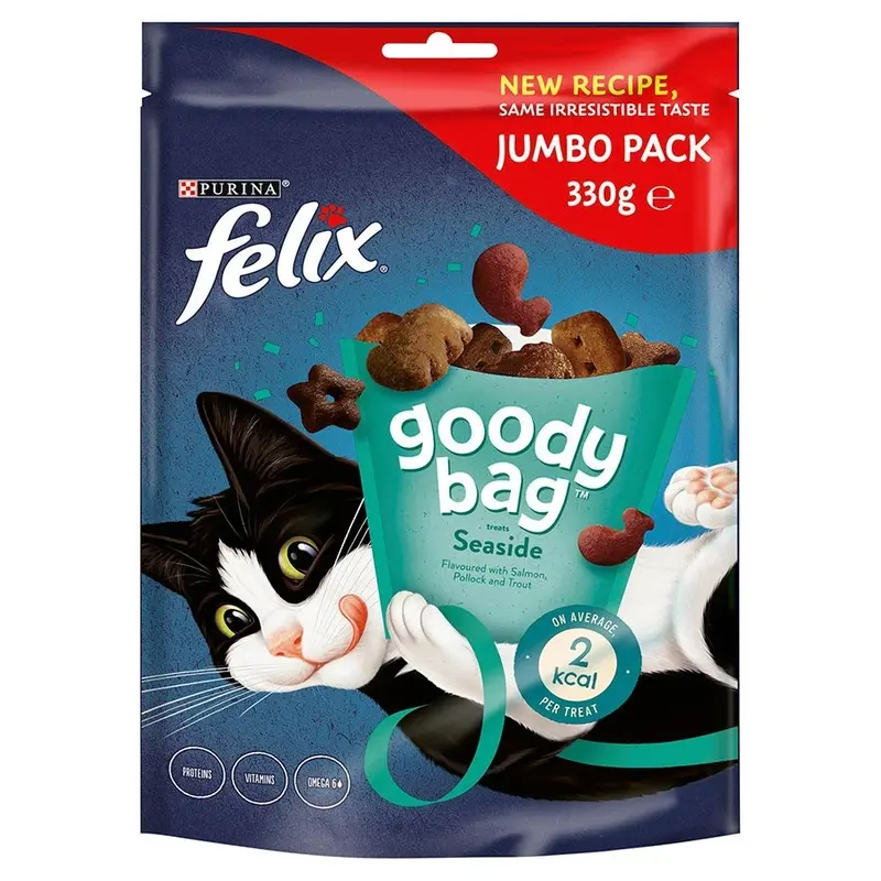 Felix Goody Bag Seaside Mix Cat Treats 330G