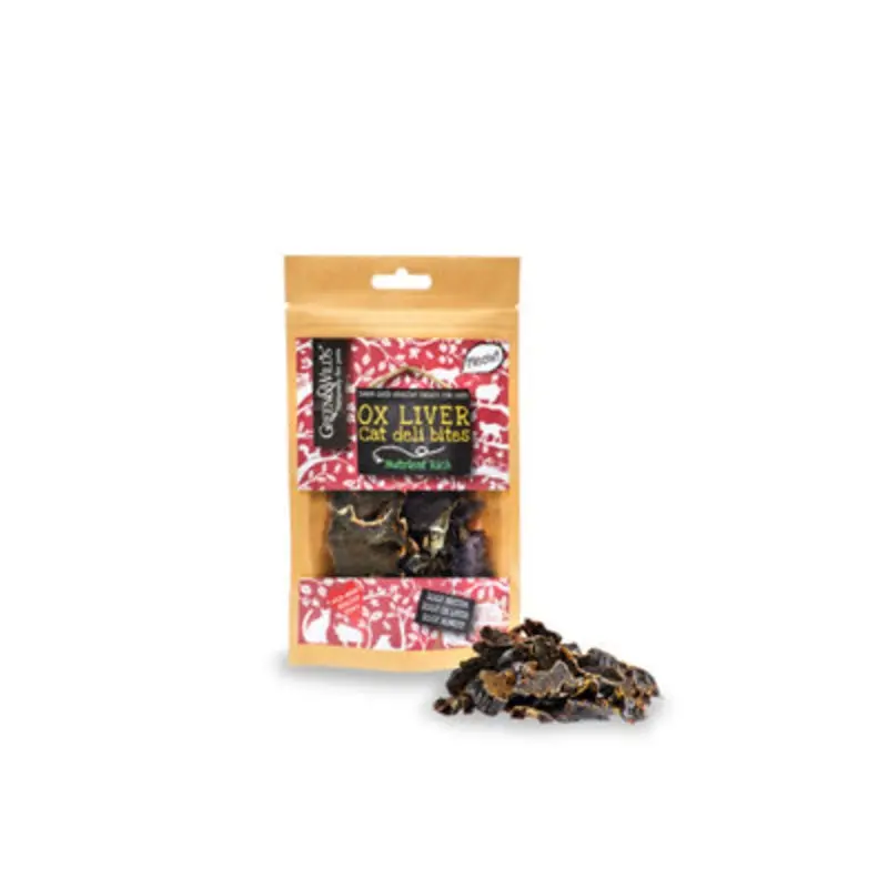 Green & Wilds Cat Treats Ox Liver Deli Bites 40G