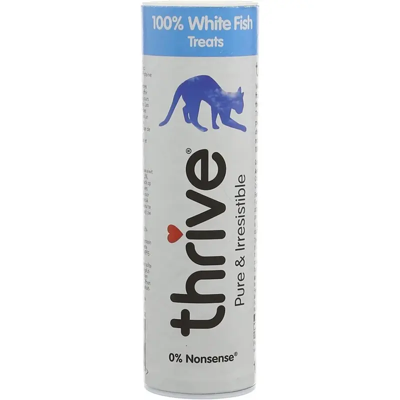 Petproject White Thrive Cat 100% Fish Treats (Pack Of 4) 15G
