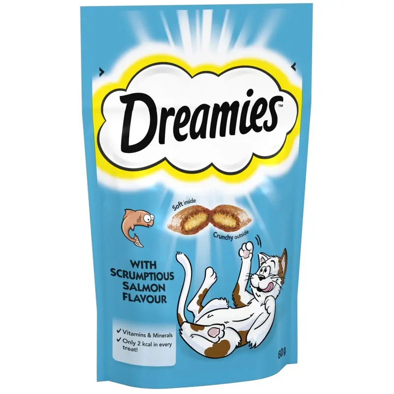 Dreamies Cat Treats 60G - With Salmon