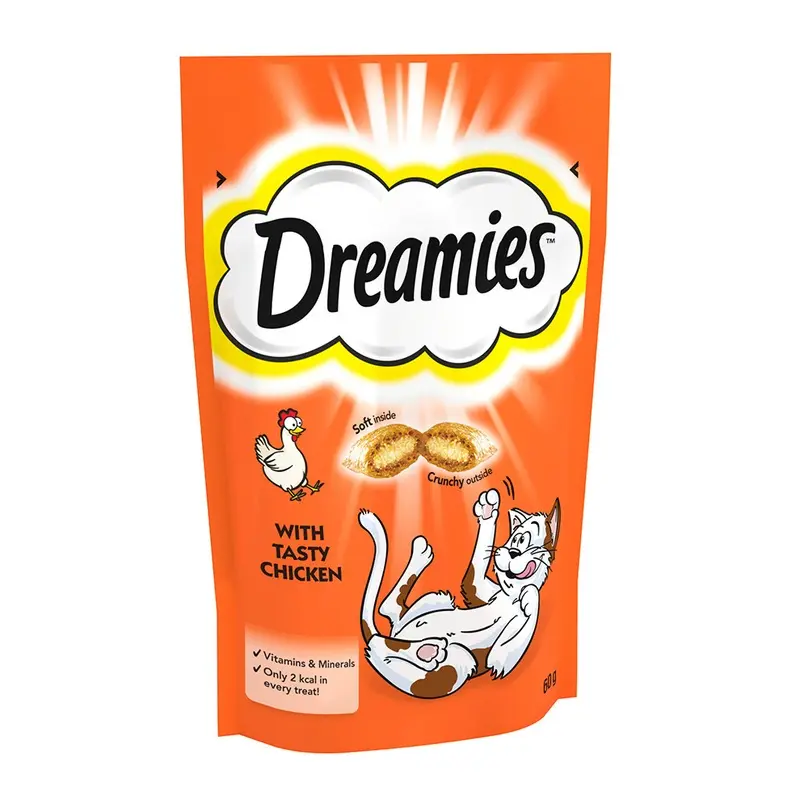 Dreamies Cat Treats With Tasty Chicken (60G) - Pack Of 6 60G