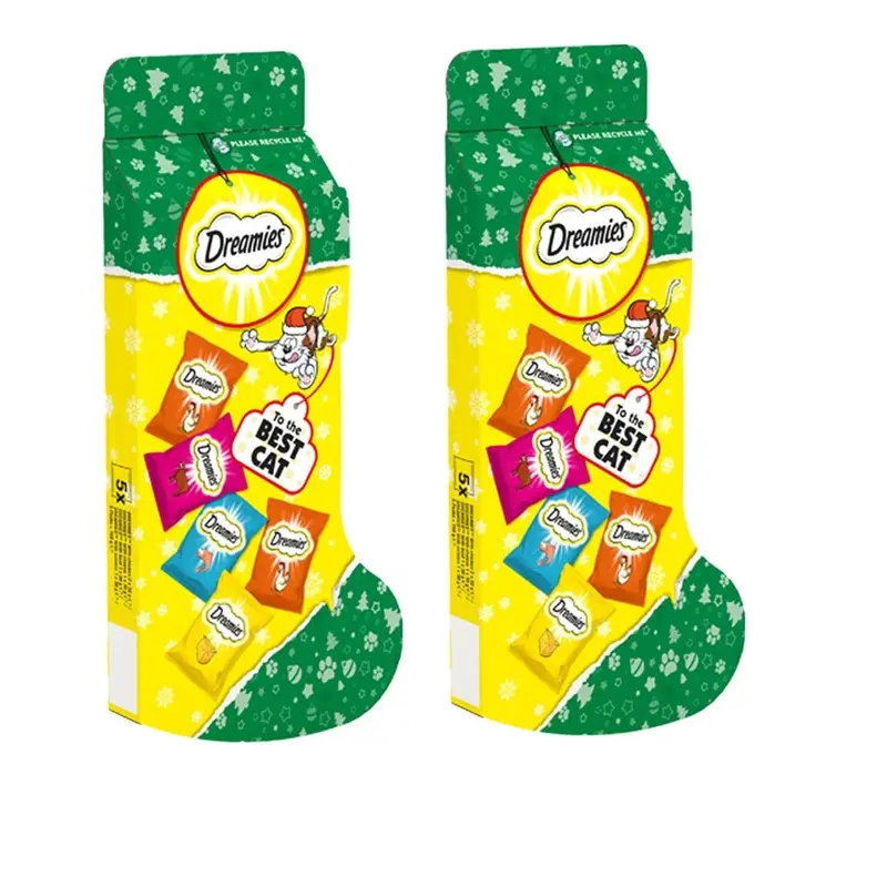Dreamies Variety Stocking Adult Cat Treats X 30G Bags (2 X Stockings) Size 5