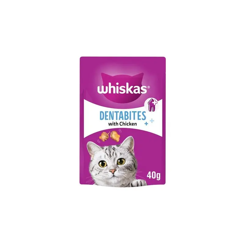 Whiskas Dentabites Cat Treats Chicken 50G