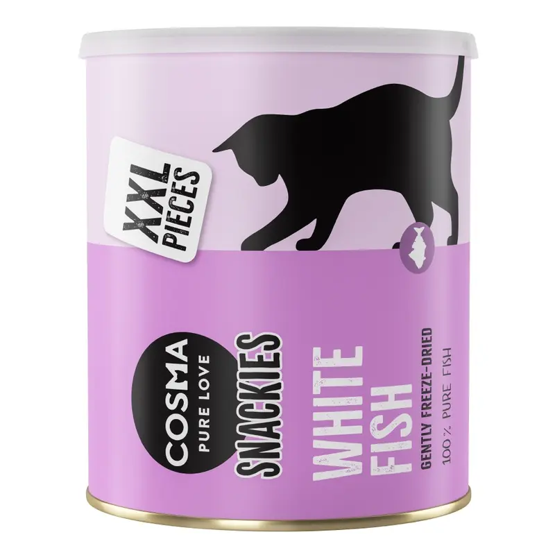 Cosma Snackies Cat Treats - 15% Off! * - Xxl Maxi Tube: White Fish (110G)