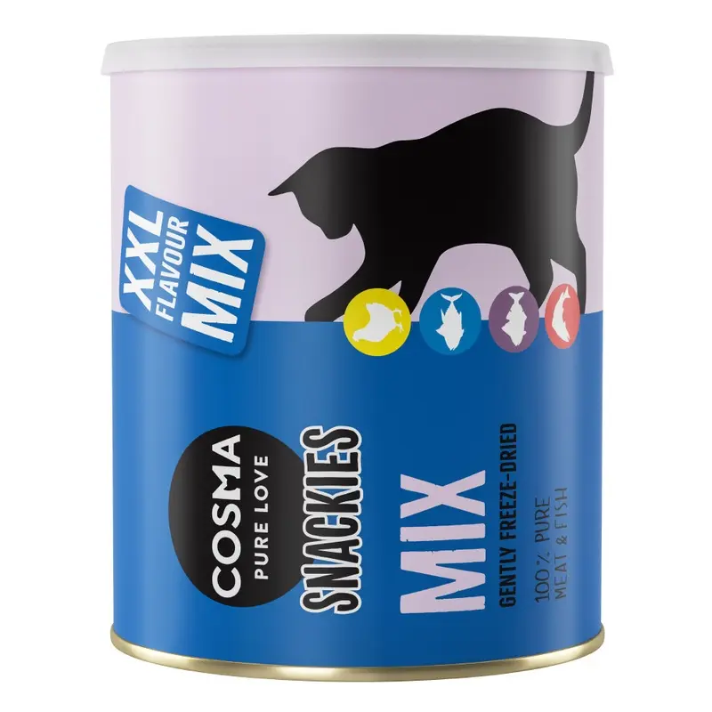 Cosma Snackies Cat Treats - 15% Off! * - Xxl Mix: 4 Varieties (160G)