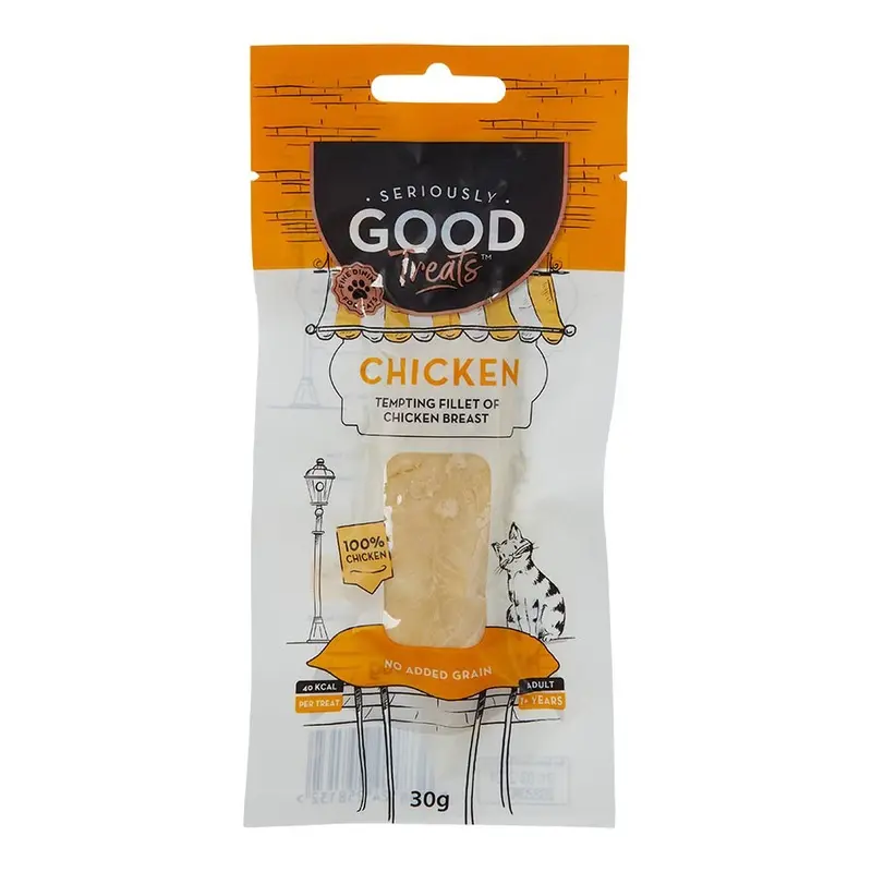 Seriously Good Cat Treats Chicken Fillet 30G