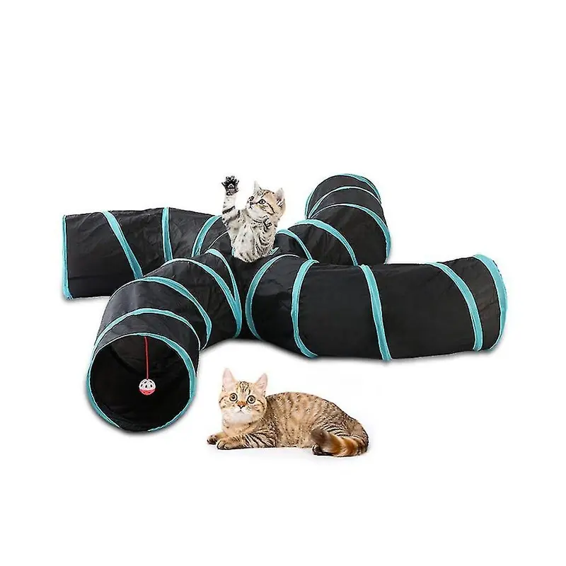 Collapsible Cat Tunnel Tube Puppy Kitten Rabbit Play Toy