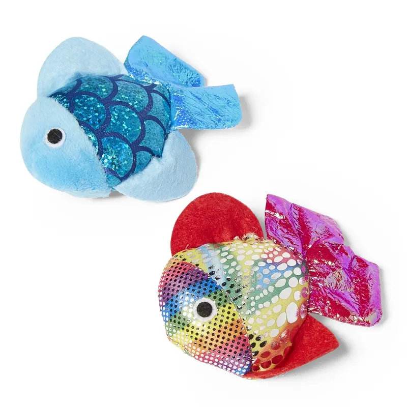 Pets At Home Tropical Fish Cat Toy 2 Pack