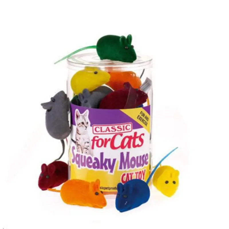 Classic Squeaky Mouse 60Mm - Pack Of Size 24